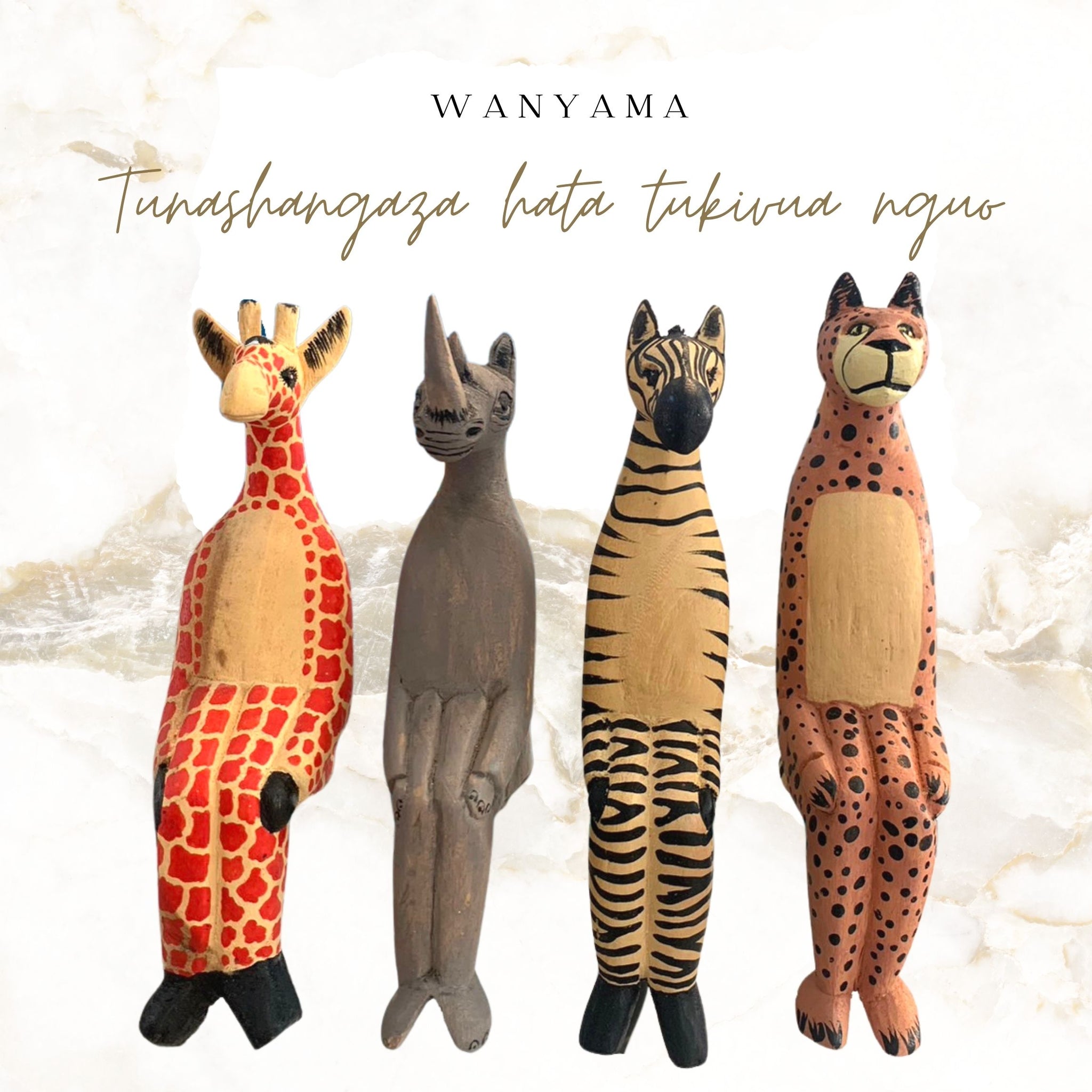 お座りアニマル（サイ）単品 FW-004 – NjOO Africa