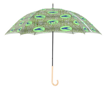画像をギャラリービューアに読み込む, 【送料無料】雨傘 NAU-013.緑✖️ツバメ
