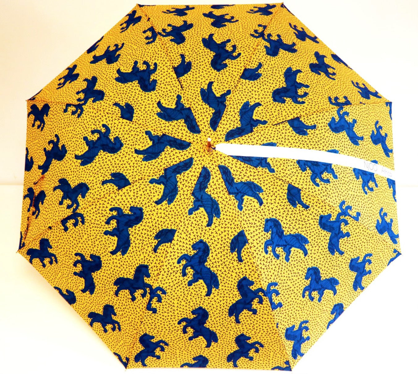 予約販売】雨傘 NAU-022.イエロー✖️ブルー馬柄 – NjOO Africa